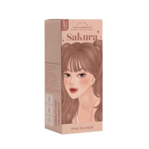 Kota Natural Sakura Permanent Hair Color Cream (Pink Blonde) - Image 1