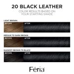 Loreal Feria Multi-Faceted Shimmering Permanent Hair Color (20 Black) - Image 3