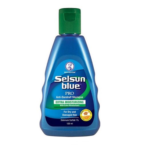 Selsun Blue Pro Extra Moisturizing Anti Dandruff Treatment Shampoo 120ml - Image 1