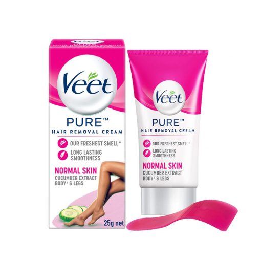 Veet Pure Hair Removal Cream (Normal Skin) 25gm - Image 1
