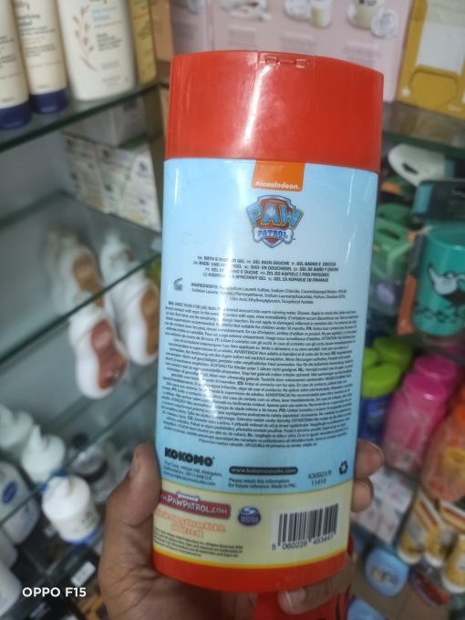 Kokomo Paw Patrol Mild & Gentle Bath & Shower Gel (400ml) - Image 3