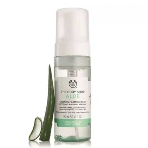 The Body Shop Aloe Calming Foaming Wash 150ml - Image 1