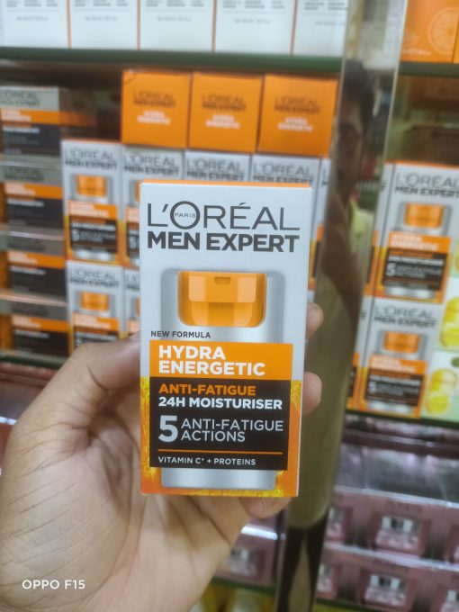 L’Oreal Men Expert Hydra Energetic Anti Fatigue Daily Moisturiser(50ml) - Image 2