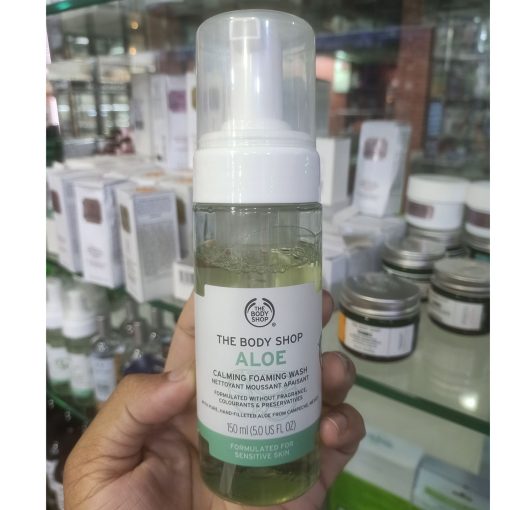 The Body Shop Aloe Calming Foaming Wash 150ml - Image 2