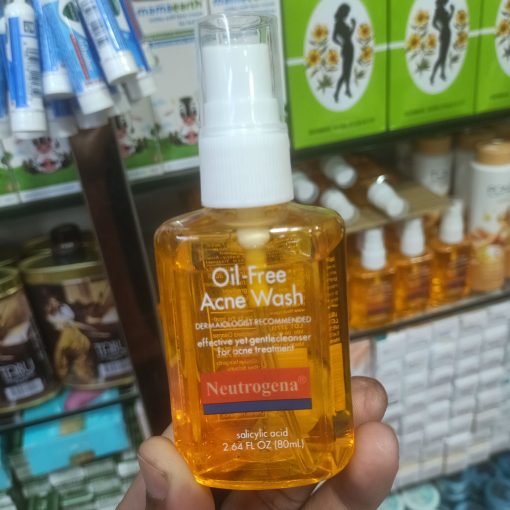 Neutrogena Oil Free Acne Face Wash 80ml - Image 2