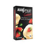 Manforce Cocktail Strawberry & Vanilla Flavored Condom 10 Pieces - Image 2