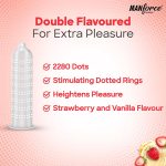 Manforce Cocktail Strawberry & Vanilla Flavored Condom 10 Pieces - Image 4