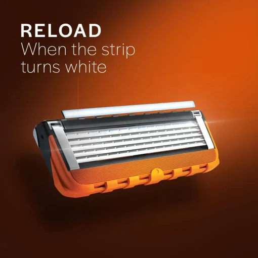 Gillette Fusion 5 Razor with Styling Black Blade & 5 Diamond Like Coated Blades - Image 4