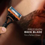 Gillette Fusion 5 Razor with Styling Black Blade & 5 Diamond Like Coated Blades - Image 6