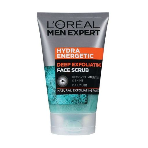 L’Oreal Men Expert Hydra Energetic Deep Exfoliating Face Scrub – 100ml - Image 1