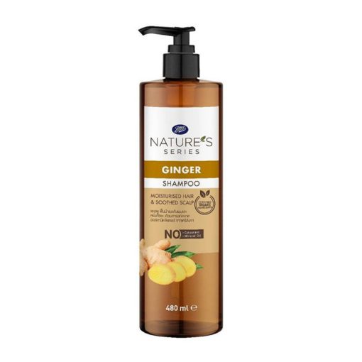 Boots Nature’s Series Ginger Shampoo (480ml) - Image 1