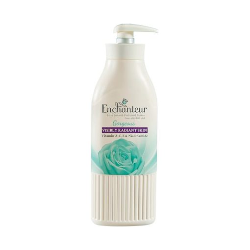 Enchanteur Gorgeous Satin Smooth Perfumed Body Lotion 500ml - Image 1