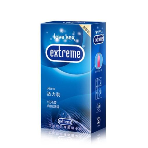 Extreme Jeans Long Lasting Condom – 12Pcs - Image 1