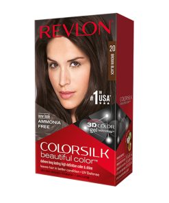Revlon ColorSilk Beautiful Hair Color (20 Brown Black )
