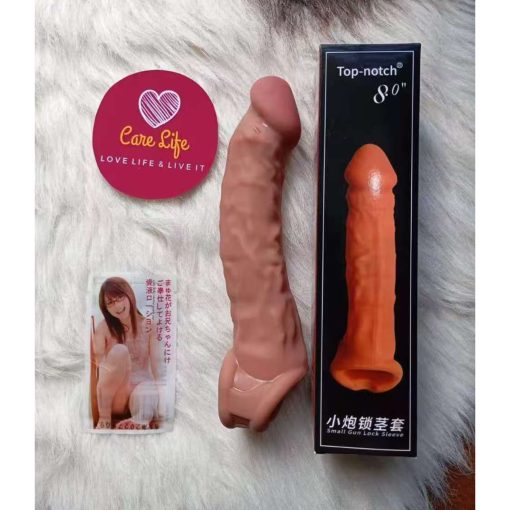 Top-notch Real Skin Slim Fit Silicone Condoms For Men 8 inch - Image 3