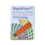 Rapid View Blood Glucose Test Strip – 25 Pcs - Image 2
