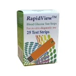 Rapid View Blood Glucose Test Strip – 25 Pcs - Image 3