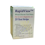Rapid View Blood Glucose Test Strip – 25 Pcs - Image 4