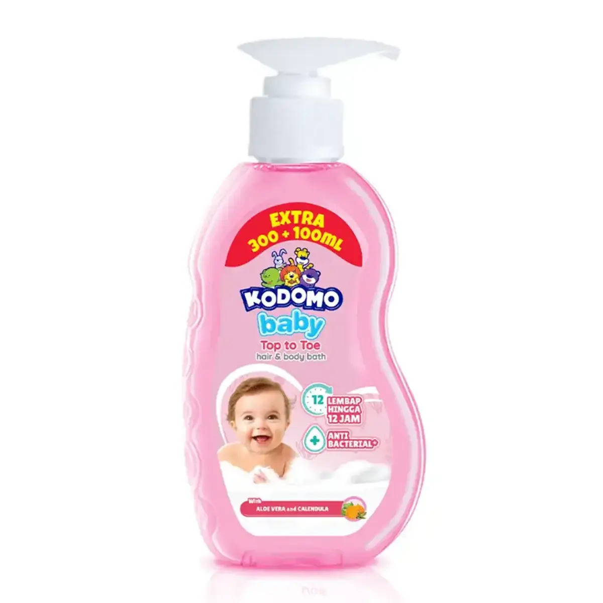 KodomoBabyTopToToeHairAndBodyBathwithAloveraandCalendula400ml4e4f8c-1 Kodomo Baby Top To Toe Hair And Body Bath 400 ml - Image 1