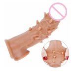 Top-Notch Real Skin Dotted Dragon Condom (6.7 Inch) - Image 3