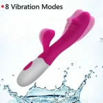 Rechargeable Rabbit Dildo Vibrator G-Spot Massager Sex toys for Women - Image 3